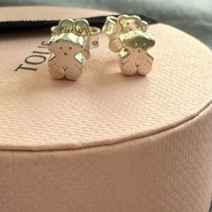Tous Silver Bear Earrings